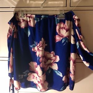 Off-the-Shoulder floral top